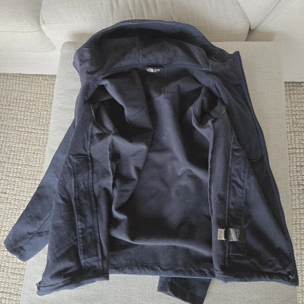 The North Face Mens Blue Apex Risor Hoodie Jacket Windwall M TNF Gorpcore Travel
